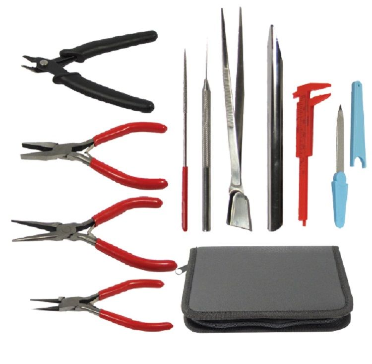 Beading Tool Kit 10pc Jewelry Making Tools with Case Bead Beaders Hand