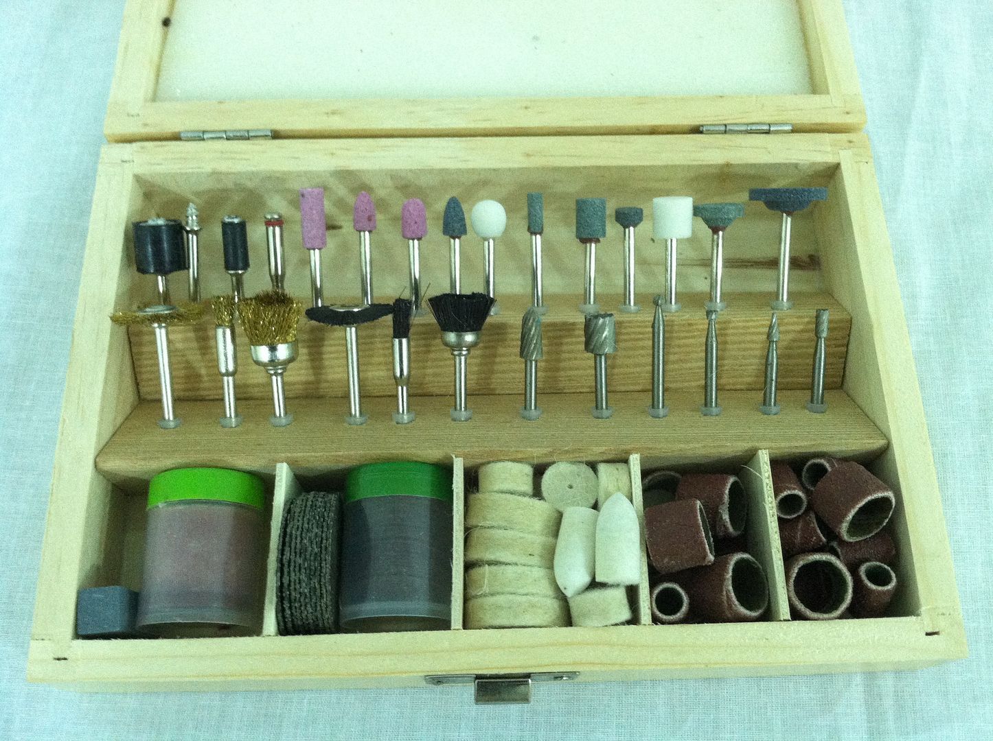 100pc Rotary Tool Accessory Bit Bits Set 1/8" For Craft Jeweler