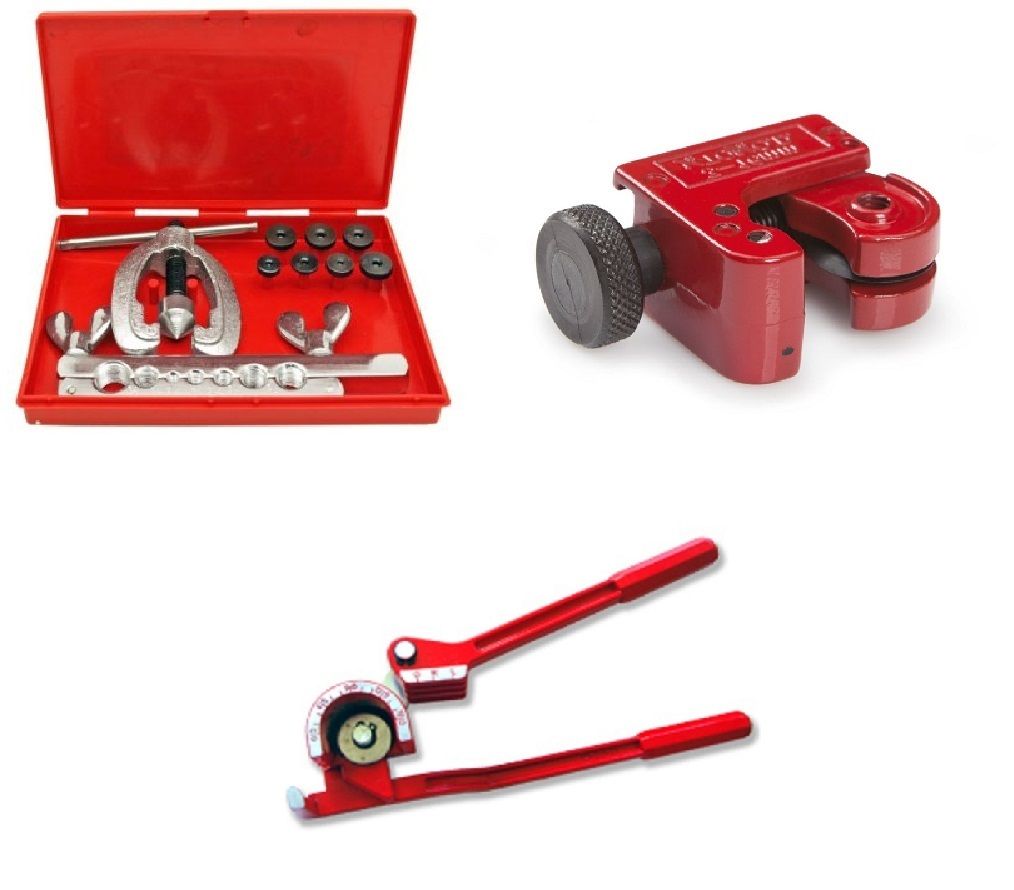 Tubing Bender Cutter Double Flaring Tool Kit 3 Way Brake Water Gas Line