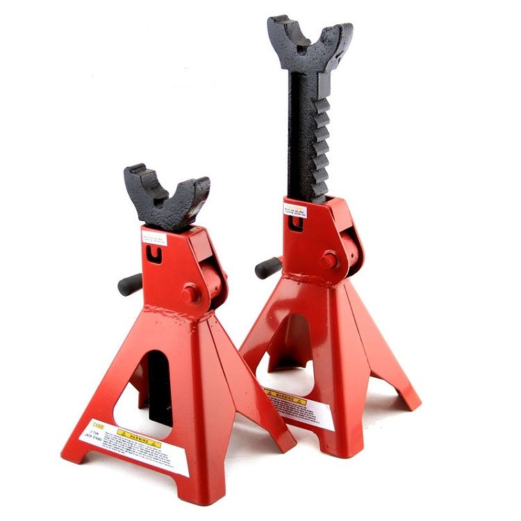 Jack Stands 3 Ton Ratcheting Adjustable Height Set Pair Heavy Duty Car