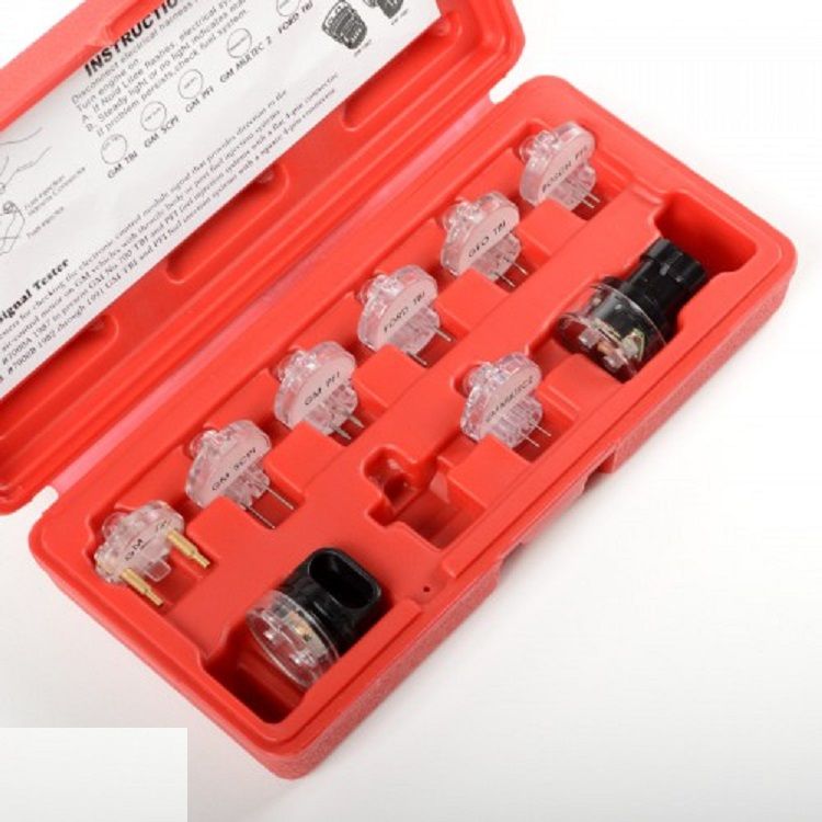 9pc Electronic Fuel Injection Test Signal Noid Light Set Tester GM Ford
