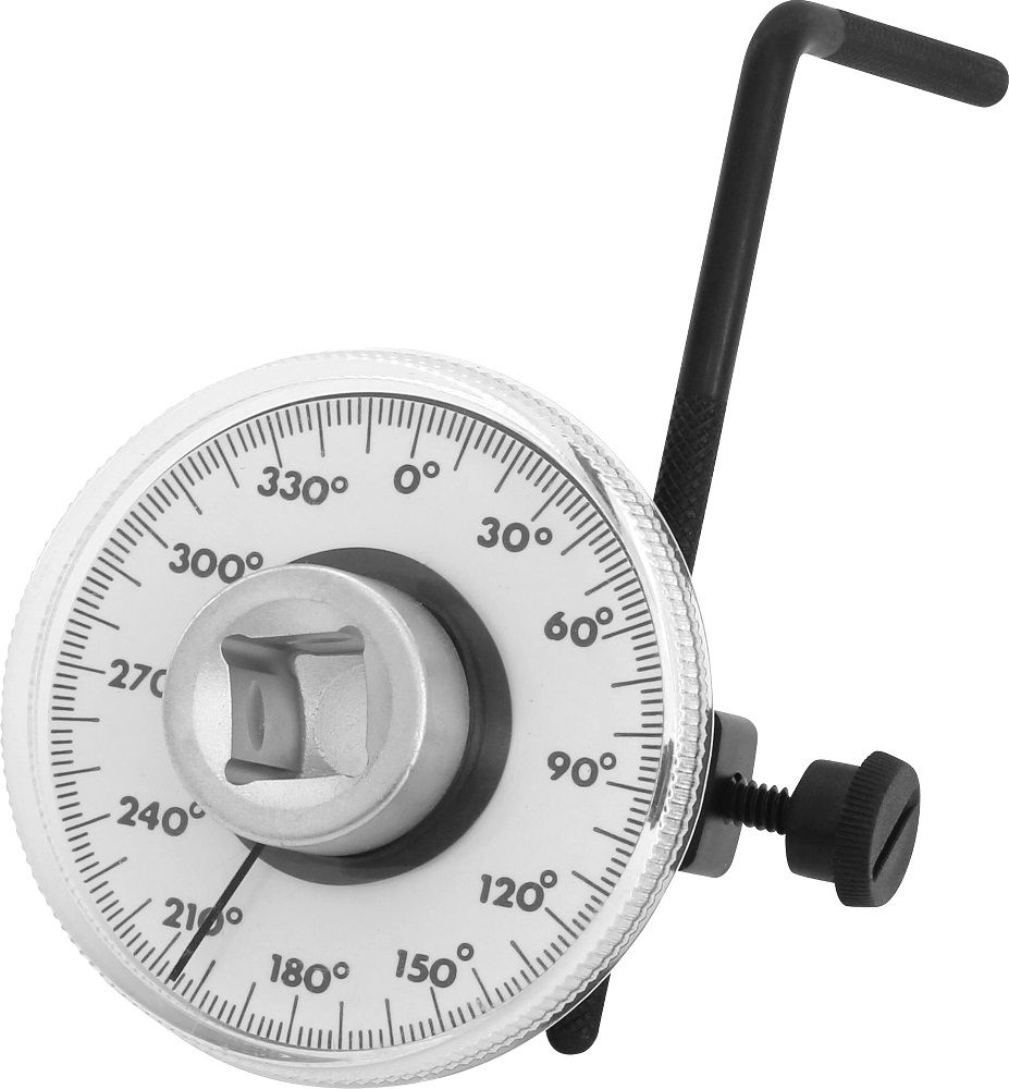 360° 1/2" Drive Torque Angle Gauge Meter Angle Rotation Measurer Tool