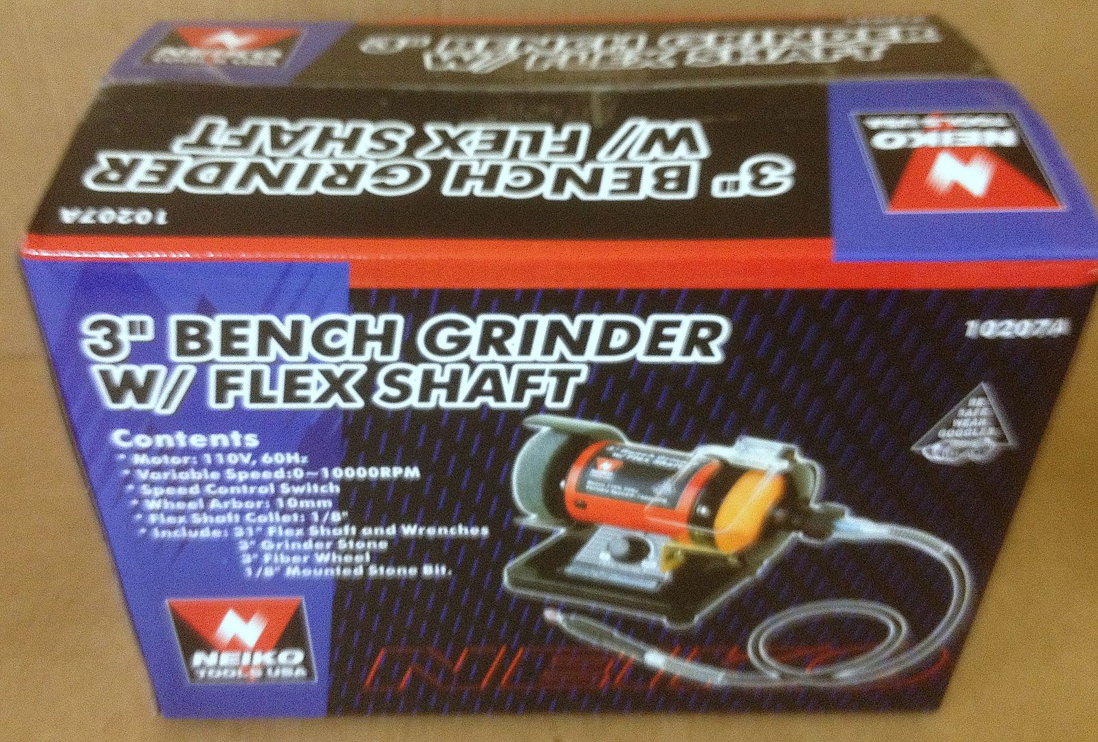 New Mini Bench Grinder w/ Rotary Die Flex Shaft Buffer Sharpener