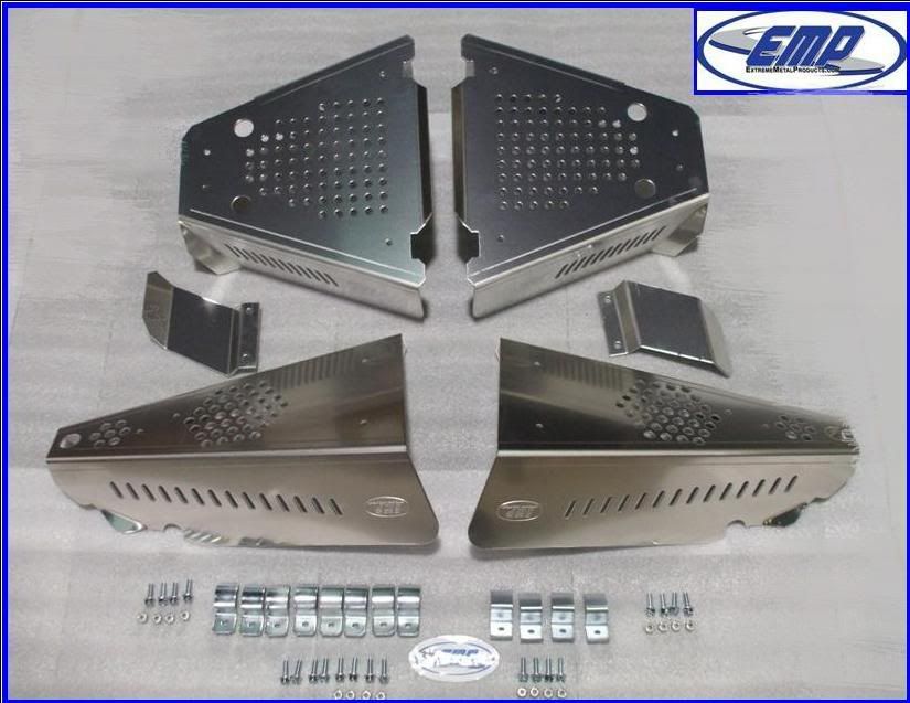 New Aluminum XP700 CV Boot Guards (2009 rangers) PRC Polaris Ranger Club