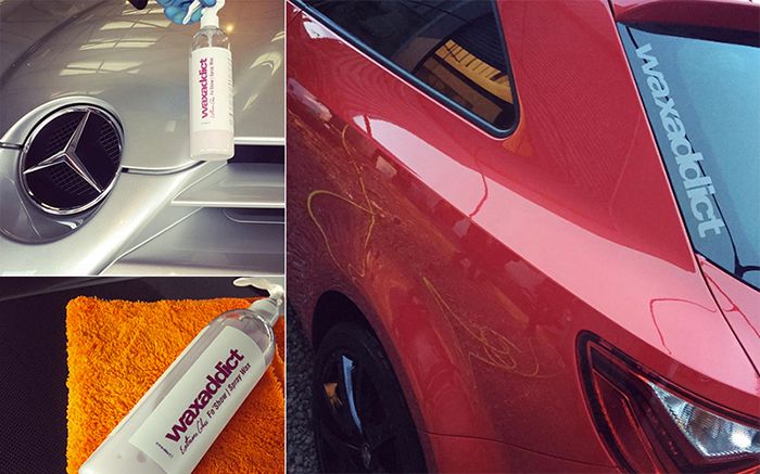 เคลือบสี Waxaddict ผลิตภัณฑ์ดูแลรถนำเข้า100% made in U.K.