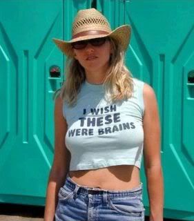 If boobs were brains