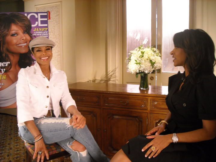 Richelle's interview with Janet Jackson will debut tomorrow on HLN at 4pm