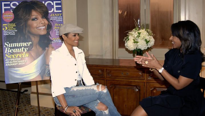 Richelle's interview with Janet Jackson will debut tomorrow on HLN at 4pm