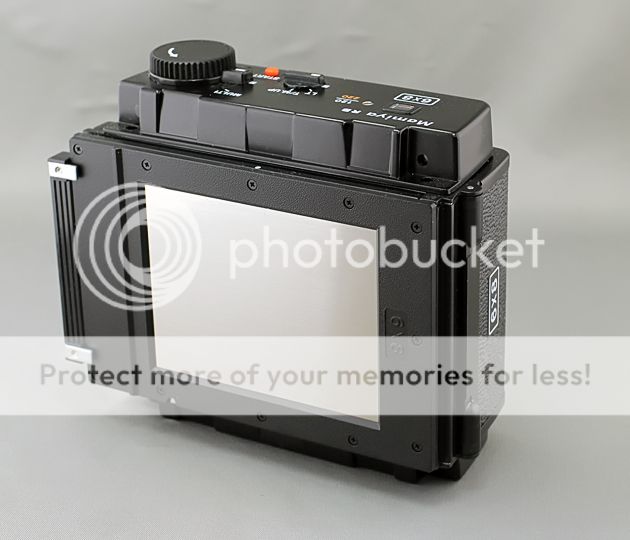   MAMIYA 6X8 POWER DRIVE ROLL FILM HOLDER FOR RB 67 WITH FOCUS SCREEN
